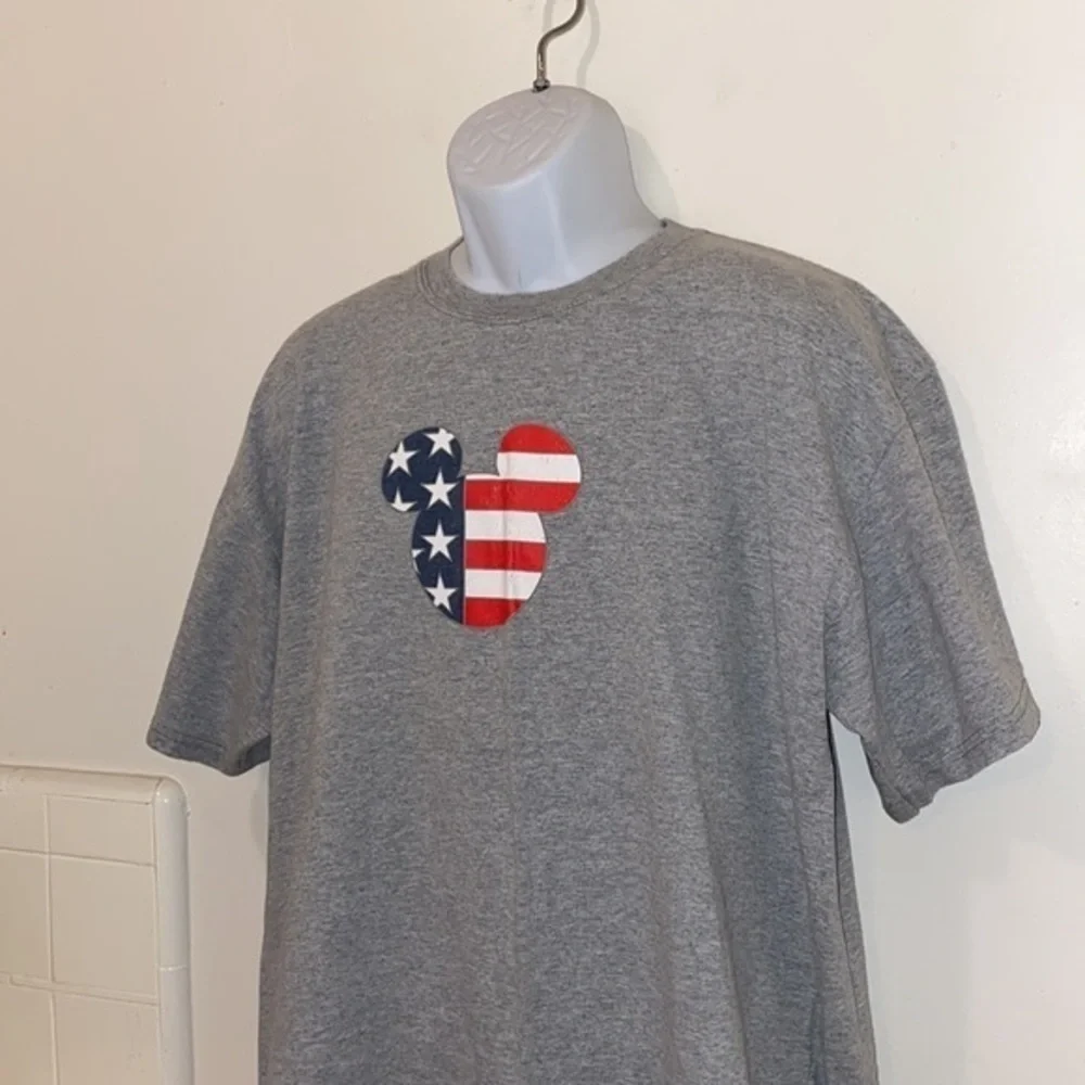 Unisex Disney World Patriotic Mickey Mouse Tee